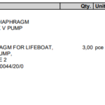 船舶备件—救生艇舱底泵隔膜（CK-L20240926-04）询价-船用采购网-船舶物料采购-船务服务-一站式船用设备供应服务