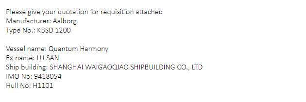 【询价】船舶备件—AALBORG备件（CK-R20240925-06）询价-泰州昌宽社区-报价采购-船用采购网-船舶物料采购-船务服务-一站式船用设备供应服务