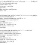 船舶备件—泵备件（CK-J20240918-02）询价-船用采购网-船舶物料采购-船务服务-一站式船用设备供应服务
