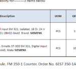 船舶备件—SIEMENS备件（CK-J20240926-03）询价-船用采购网-船舶物料采购-船务服务-一站式船用设备供应服务