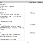 船舶备件—YAMAHA备件（CK-L20240909-05）询价-船用采购网-船舶物料采购-船务服务-一站式船用设备供应服务