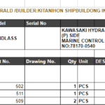 船舶备件—KAWA备件（CK-L20240914-08）询价-船用采购网-船舶物料采购-船务服务-一站式船用设备供应服务