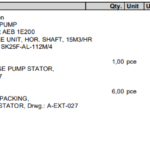 船舶备件—ALLWEILER备件（CK-L20240910-03）询价-船用采购网-船舶物料采购-船务服务-一站式船用设备供应服务
