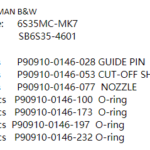 船舶备件—MAN B&W备件（CK-C20240905-13）询价-船用采购网-船舶物料采购-船务服务-一站式船用设备供应服务