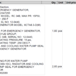 船舶备件—备件（CK-L20240925-02）询价-船用采购网-船舶物料采购-船务服务-一站式船用设备供应服务