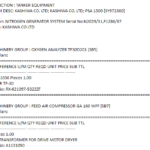 船舶备件—KASHIWA备件（CK-C20240920-05）询价-船用采购网-船舶物料采购-船务服务-一站式船用设备供应服务