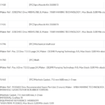 船舶备件—YARA/DESMI备件（CK-C20240925-05）询价-船用采购网-船舶物料采购-船务服务-一站式船用设备供应服务