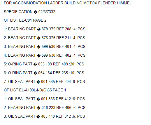 【询价】船舶备件—备件（CK-J20240919-18）询价-泰州昌宽社区-报价采购-船用采购网-船舶物料采购-船务服务-一站式船用设备供应服务