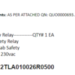船舶备件—ABB安全继电器（CK-J20240905-01）询价-船用采购网-船舶物料采购-船务服务-一站式船用设备供应服务