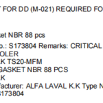 船舶备件—NBR全套垫圈（CK-R20240911-03）询价-船用采购网-船舶物料采购-船务服务-一站式船用设备供应服务