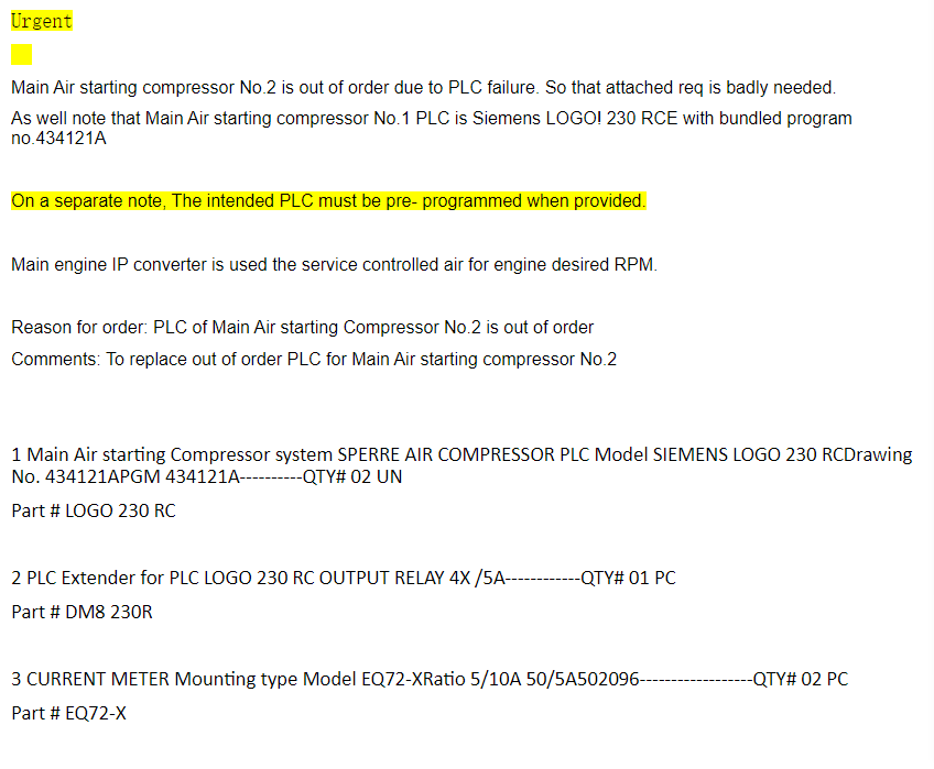 【询价】船舶备件—备件（CK-J20240923-05）询价-泰州昌宽社区-报价采购-船用采购网-船舶物料采购-船务服务-一站式船用设备供应服务