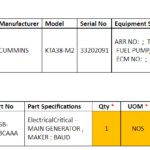 船舶备件—CUMMINS备件（CK-J20240904-14）询价-船用采购网-船舶物料采购-船务服务-一站式船用设备供应服务