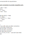 船舶备件—WARTISILA备件（CK-R20240906-01）询价-船用采购网-船舶物料采购-船务服务-一站式船用设备供应服务