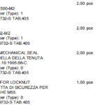 船舶备件—GARBARINO备件（CK-L20240912-04）询价-船用采购网-船舶物料采购-船务服务-一站式船用设备供应服务