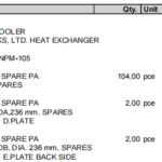 船舶备件—HISAKA备件（CK-L20240918-02）询价-船用采购网-船舶物料采购-船务服务-一站式船用设备供应服务
