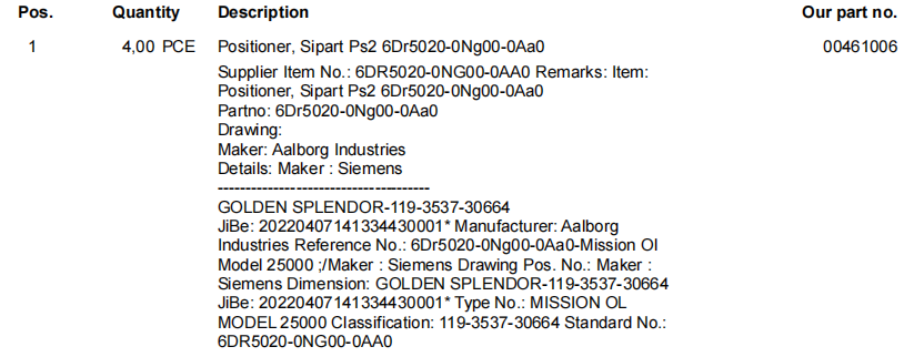 【询价】船舶备件—定位器（CK-R20240919-02）询价-泰州昌宽社区-报价采购-船用采购网-船舶物料采购-船务服务-一站式船用设备供应服务
