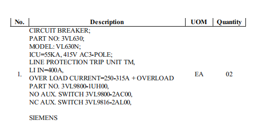 【询价】船舶备件—断路器（CK-R20240919-03）询价-泰州昌宽社区-报价采购-船用采购网-船舶物料采购-船务服务-一站式船用设备供应服务