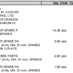 船舶备件—HISAKA备件（CK-L20240920-06）询价-船用采购网-船舶物料采购-船务服务-一站式船用设备供应服务