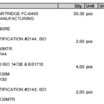 船舶备件—FILBUR备件（CK-L20240924-07）询价-船用采购网-船舶物料采购-船务服务-一站式船用设备供应服务