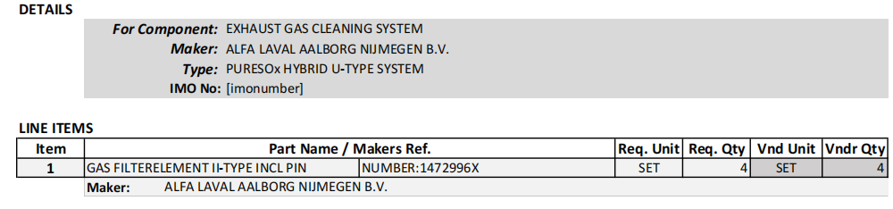 【询价】船舶备件—气体过滤器元件（CK-R20240924-04）询价-泰州昌宽社区-报价采购-船用采购网-船舶物料采购-船务服务-一站式船用设备供应服务