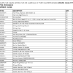 船舶备件—主机备件（CK-Y20240906-07）询价-船用采购网-船舶物料采购-船务服务-一站式船用设备供应服务