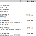 船舶备件—HISAKA备件（CK-L20240910-09）询价-船用采购网-船舶物料采购-船务服务-一站式船用设备供应服务