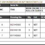 船舶备件—KAWASAKI MAN B&W备件（CK-L20241024-07）询价-船用采购网-船舶物料采购-船务服务-一站式船用设备供应服务