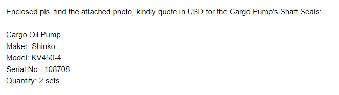 【询价】船舶备件—SHINKO备件（CK-Y20241015-02）询价-泰州昌宽社区-报价采购-船用采购网-船舶物料采购-船务服务-一站式船用设备供应服务