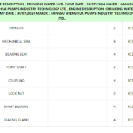 船舶备件—泵备件（CK-L20241010-33）询价-船用采购网-船舶物料采购-船务服务-一站式船用设备供应服务