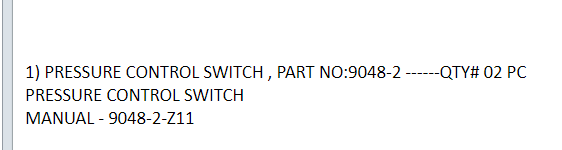 【询价】船舶备件—压力控制开关（CK-J20241009-03）询价-泰州昌宽社区-报价采购-船用采购网-船舶物料采购-船务服务-一站式船用设备供应服务