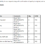 船舶备件—RENK TACKE备件（CK-L20241022-04）询价-船用采购网-船舶物料采购-船务服务-一站式船用设备供应服务