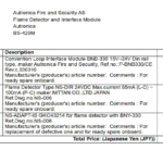 船舶备件—AUTRONICA备件（CK-L20241023-17）询价-船用采购网-船舶物料采购-船务服务-一站式船用设备供应服务