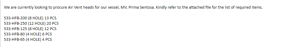 【询价】船舶备件—备件（CK-R20241021-04）询价-泰州昌宽社区-报价采购-船用采购网-船舶物料采购-船务服务-一站式船用设备供应服务