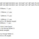 船舶备件—软管备件（CK-J20241016-09）询价-船用采购网-船舶物料采购-船务服务-一站式船用设备供应服务