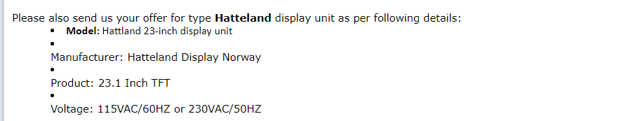 【询价】船舶备件—Hatteland备件（CK-R20241011-09）询价-泰州昌宽社区-报价采购-船用采购网-船舶物料采购-船务服务-一站式船用设备供应服务