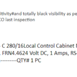 船舶备件—ALLEN-BRADLEY备件（CK-J20241022-20）询价-船用采购网-船舶物料采购-船务服务-一站式船用设备供应服务