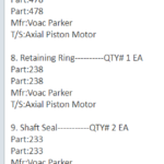 船舶备件—VOAC备件（CK-J20241030-02）询价-船用采购网-船舶物料采购-船务服务-一站式船用设备供应服务