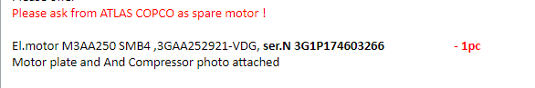 【询价】船舶备件—电动机（CK-J20241009-05）询价-泰州昌宽社区-报价采购-船用采购网-船舶物料采购-船务服务-一站式船用设备供应服务