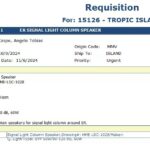 船舶备件—信号灯柱扬声器（CK-Y20241025-02）询价-船用采购网-船舶物料采购-船务服务-一站式船用设备供应服务