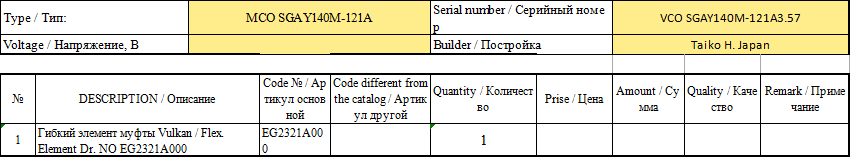 【询价】船舶备件—柔性离合器元件（CK-J20241015-09）询价-泰州昌宽社区-报价采购-船用采购网-船舶物料采购-船务服务-一站式船用设备供应服务