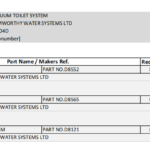 船舶备件—HAMWORTHY备件（CK-R20241021-12）询价-船用采购网-船舶物料采购-船务服务-一站式船用设备供应服务