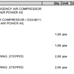 船舶备件—SPERRE备件（CK-L20241024-02）询价-船用采购网-船舶物料采购-船务服务-一站式船用设备供应服务