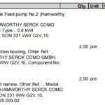 船舶备件—HAMWORTHY备件（CK-L20241025-07）询价-船用采购网-船舶物料采购-船务服务-一站式船用设备供应服务