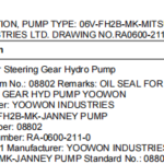船舶备件—转向机液压泵油封（CK-R20241025-07）询价-船用采购网-船舶物料采购-船务服务-一站式船用设备供应服务
