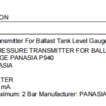 船舶备件—压载舱液位计压力变送器（CK-R20241025-08）询价-船用采购网-船舶物料采购-船务服务-一站式船用设备供应服务