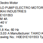 船舶备件—主LO泵电机（CK-R20241025-09）询价-船用采购网-船舶物料采购-船务服务-一站式船用设备供应服务