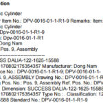 船舶备件—液压缸（CK-R20241010-07）询价-船用采购网-船舶物料采购-船务服务-一站式船用设备供应服务