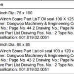 船舶备件—油封绞车（CK-R20241030-22）询价-船用采购网-船舶物料采购-船务服务-一站式船用设备供应服务