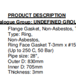 船舶备件—法兰垫片（CK-R20241011-03）询价-船用采购网-船舶物料采购-船务服务-一站式船用设备供应服务