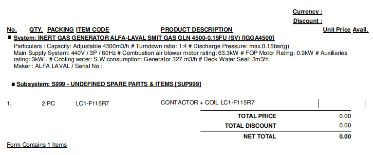 【询价】船舶备件—ALFA接触器+线圈（CK-R20241011-05）询价-泰州昌宽社区-报价采购-船用采购网-船舶物料采购-船务服务-一站式船用设备供应服务